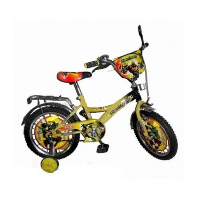Двухколесный велосипед Dino Bikes Transformers 16" (grey-yellow)